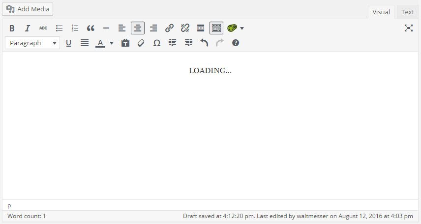 Loading Screen Placeholder Content