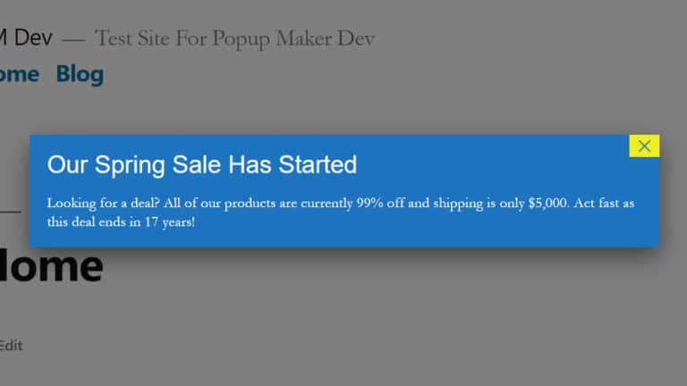 Auto-opening Announcement Popups for WordPress