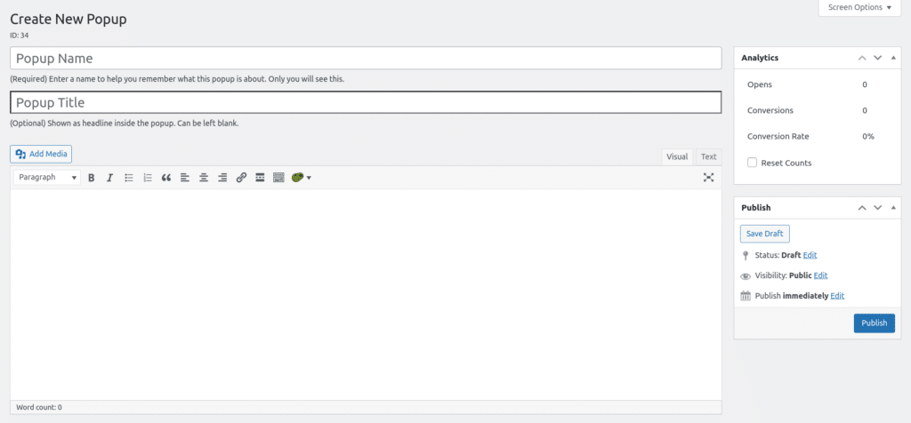 How To Create A Free Popup For Bricks Builder 6 Create Popup Page