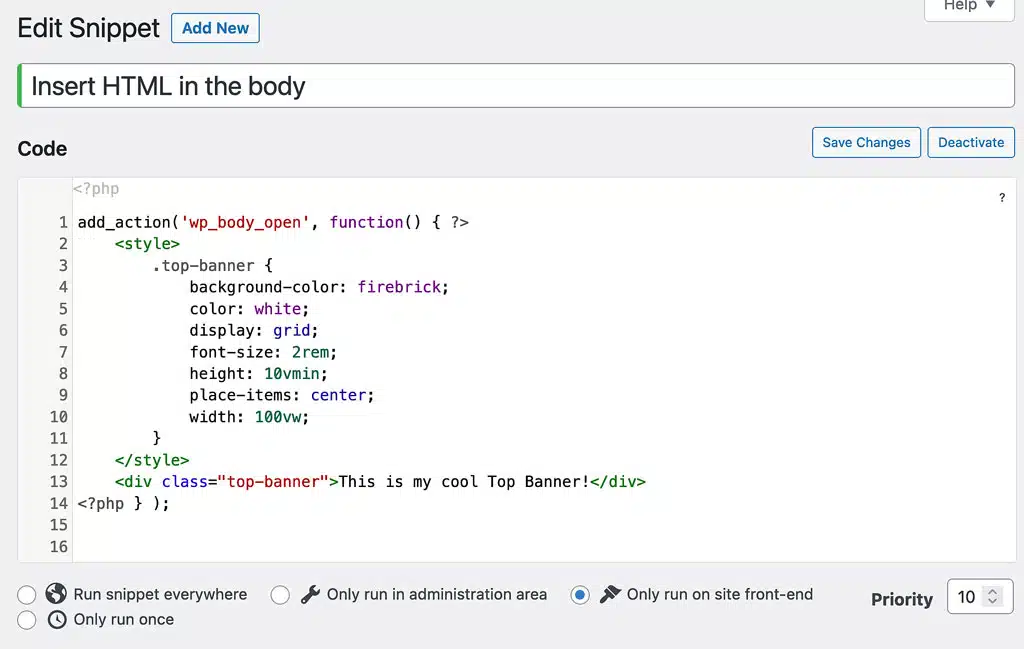 Getting Started With Custom Php 2 Code Snippets Editor
