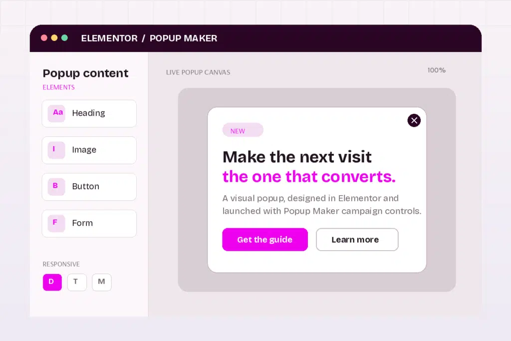 Elementor Popups