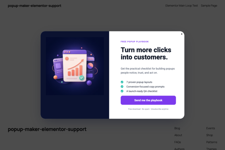 How to Build an Elementor Popup with Popup Maker