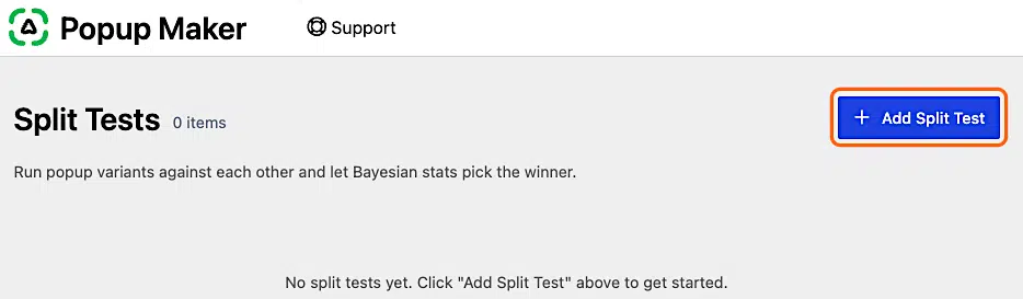How To Split Test A Popup In Popup Maker 13 Add Split Test