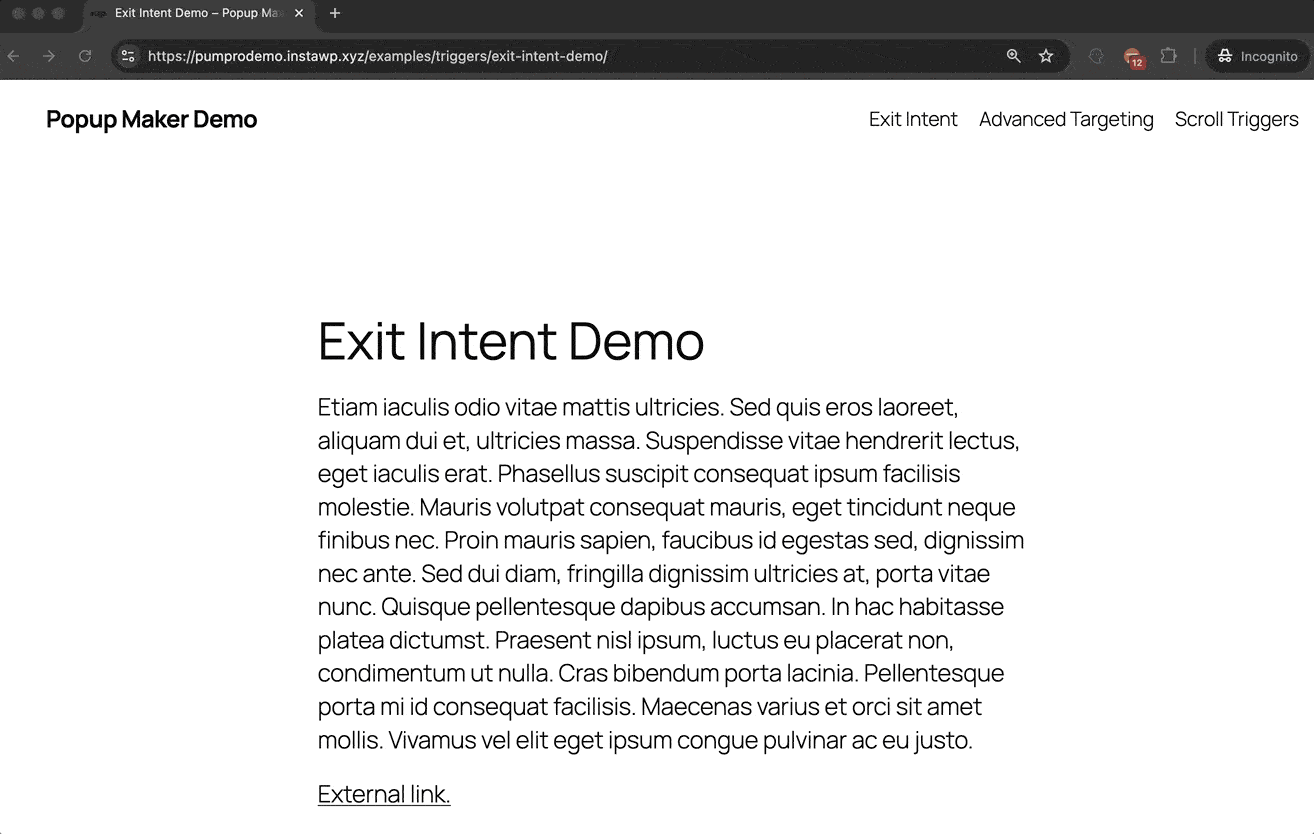 Exit Intent Popups: 5 Strategies To Convert Leaving Visitors 1 Exit‑Intent Popup Demo: Desktop Vs Mobile Trigger Logic