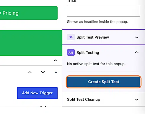 How To Create A Settings Split 2 Pm Pro Split Content Click Create