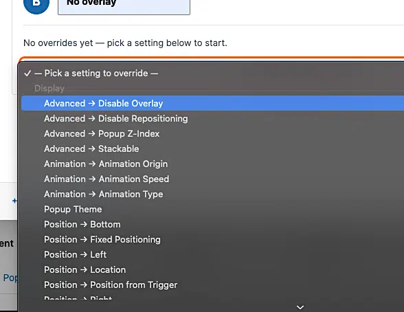 How To Create A Settings Split 8 Pm Pro Split Settings Pick Override Dropdown