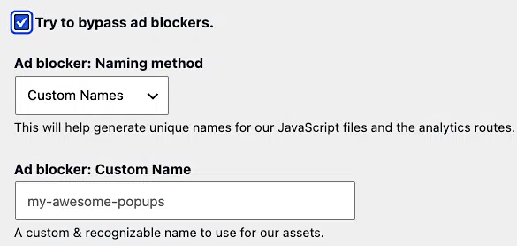 Popup Maker Settings Cheat Sheet 8 Pm Settings Misc Ad Blockers 1 24