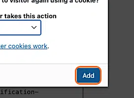 How To Create A Woocommerce Cart Abandonment Popup 7 Pm Trigger Cookie Add Button Marked