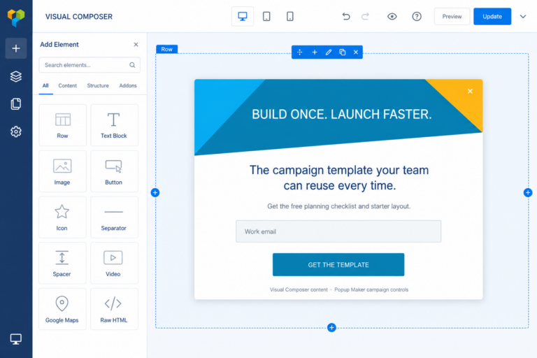 How to Create a Visual Composer Popup